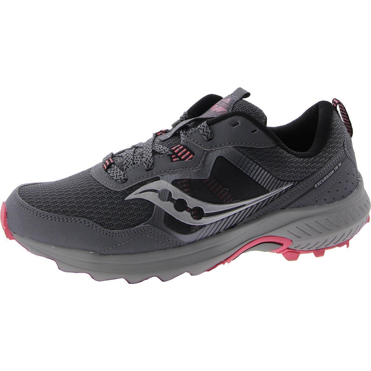 Saucony Womens Gray Running Training Shoes Sneakers 9.5 Wide C D W Bhfo 2720