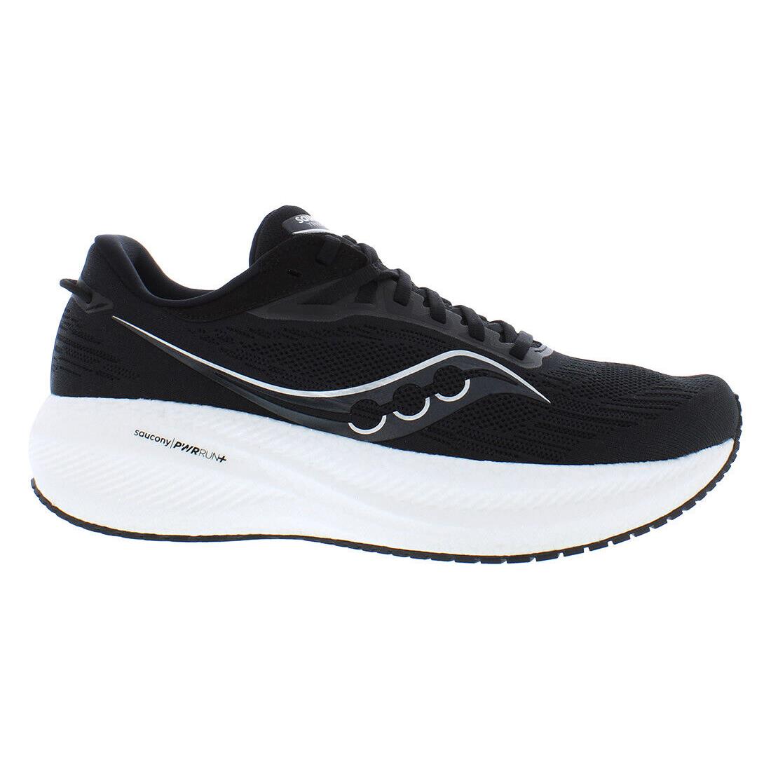 Saucony Triumph 21 Mens Shoes Size 12.5 Color: Black/white