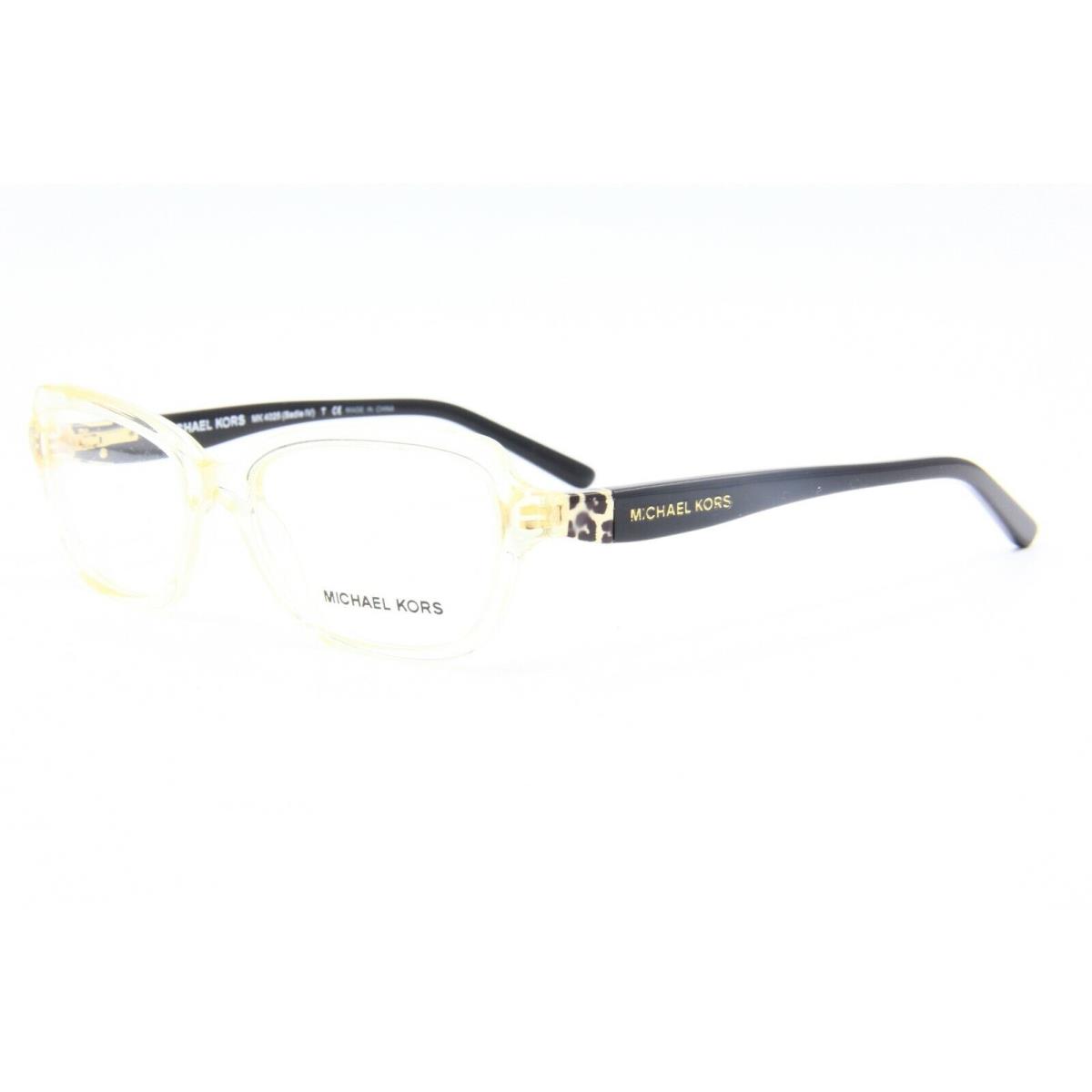 Michael Kors MK 4025 3089 Clear Eyeglasses Frame MK4025 RX 49-16