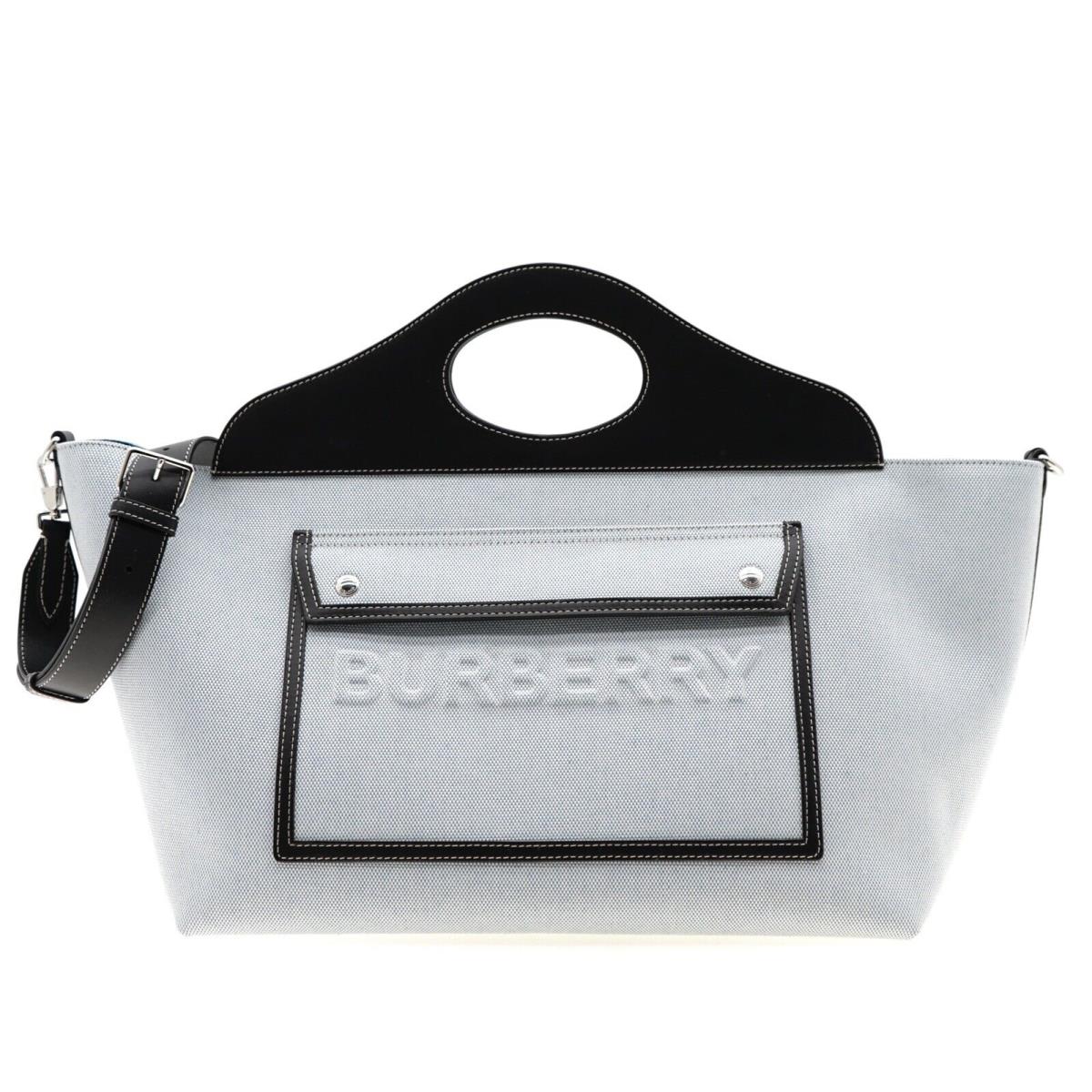 Burberry Pocket Tote Cabas Shoulder Bag Large