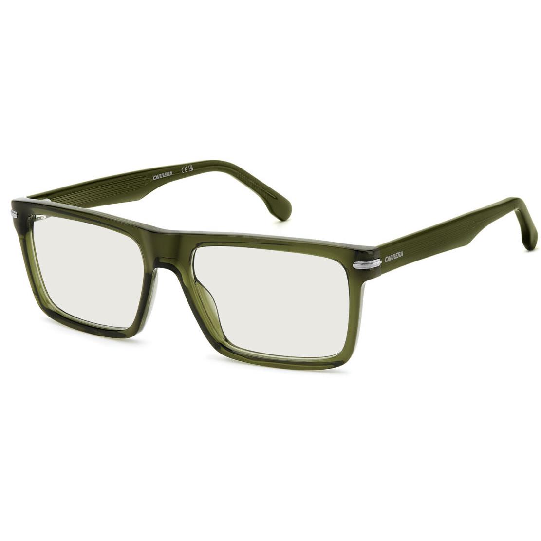 Carrera 343 Tbo Military Green/blue Mirror Rectangular Men`s Eyeglasses