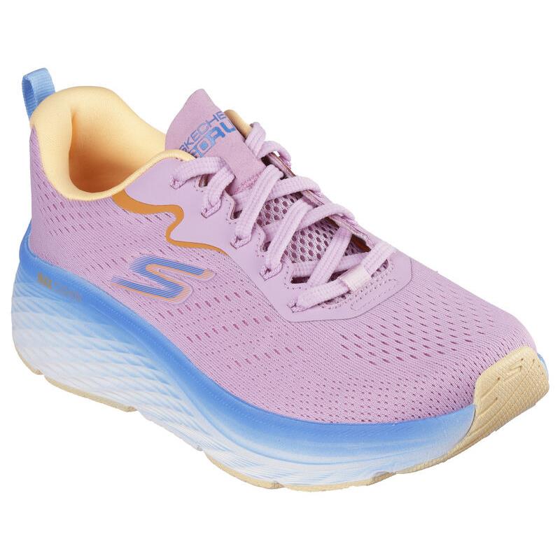 Womens Skechers Max Cushioning Elite 2.0 -unbreakable Pink Blue Mesh Shoes - Pink