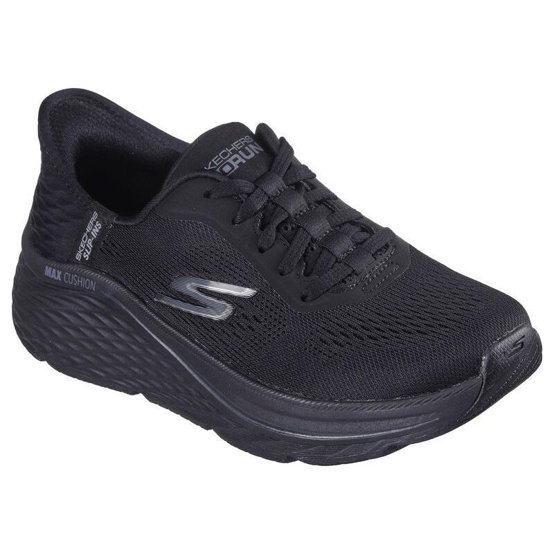 Womens Skechers Slip-ins: Max Cushioning Elite - Vanish Black Mesh Shoes