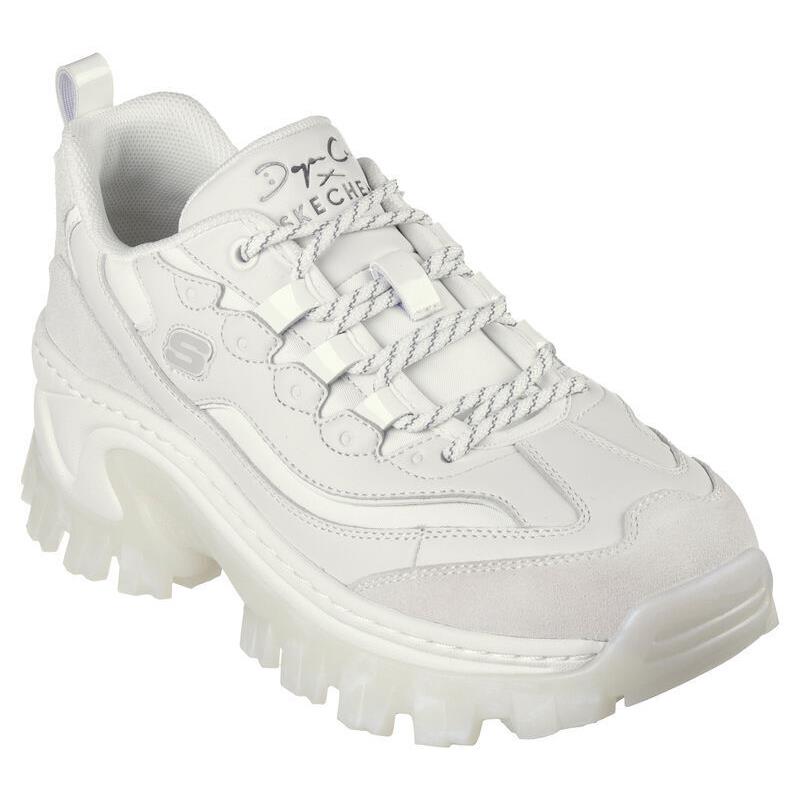 Woman Skechers Doja Cat Doja` Lite Premium Lace Up 177940 Color White