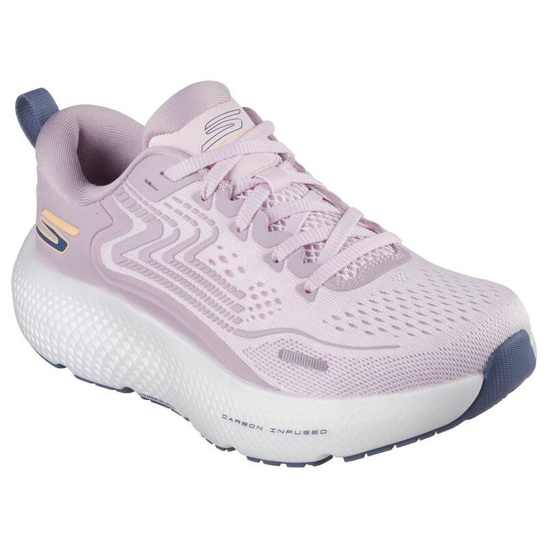 Womens Skechers GO Run Maxroad 6 Mauve Mesh Shoes