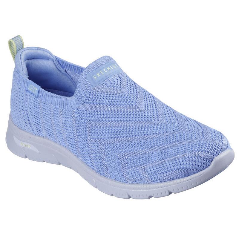 Womens Skechers Arch Fit Refine 2.0 - Pearly Periwinkle Knit Shoes