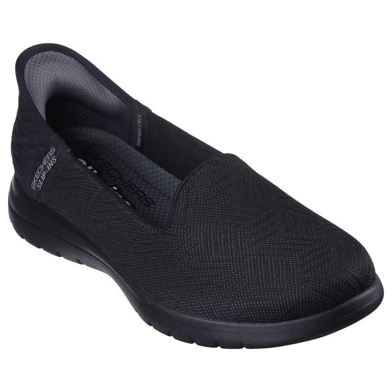 Womens Skechers Slip-ins: On-the-go Flex - Clover Black Mesh Shoes