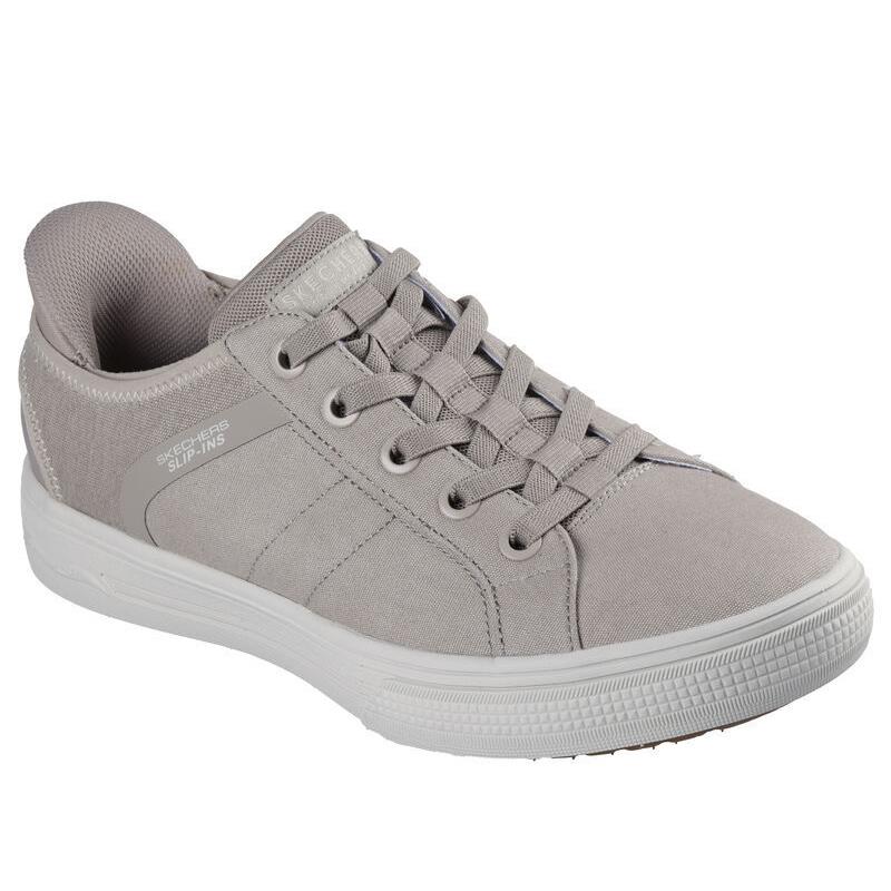 Mens Skechers Slip-ins: Arch Fit Arcade - Good 2 See YA Natural Canvas Shoes