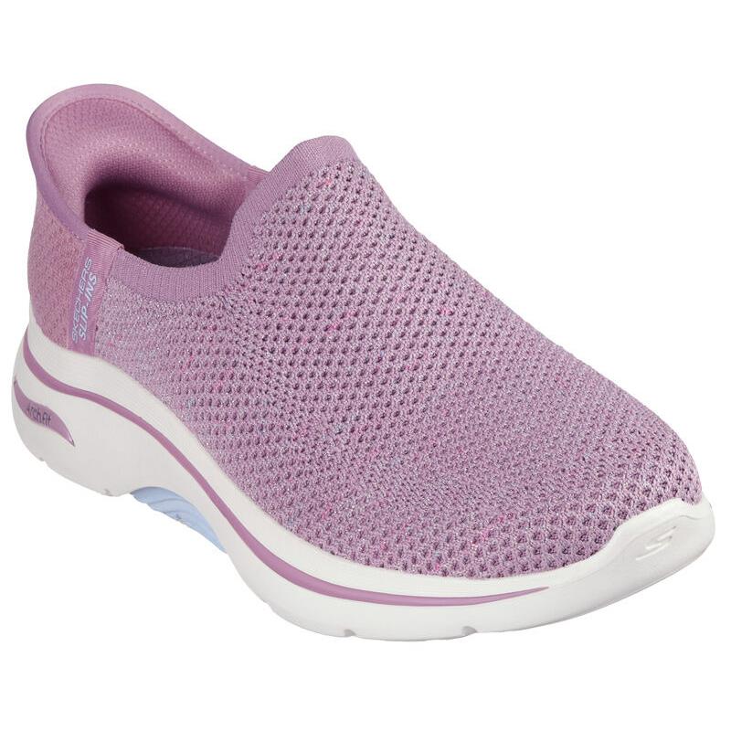 Womens Skechers Slip-ins: GO Walk Arch Fit 2.0 Mauve Knit Shoes