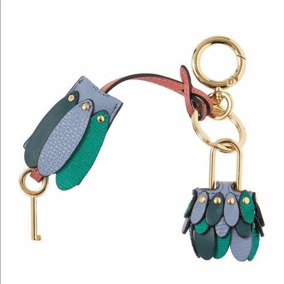 Burberry Beasts Leather Key Charm and Padlock Bag Charm 40546811 CC-ha-94
