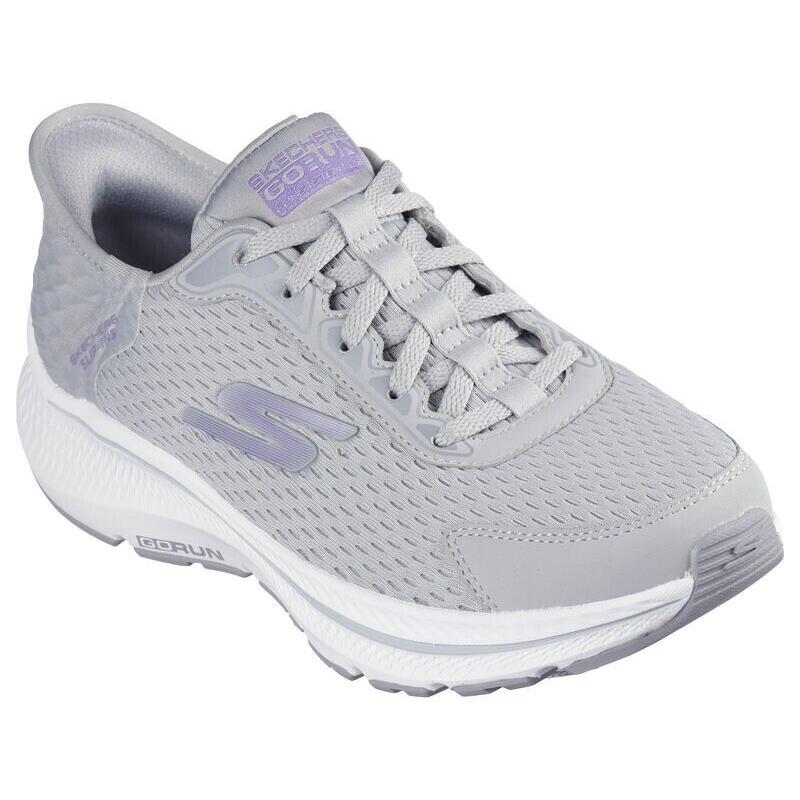 Womens Skechers Slip-ins: GO Run Consistent 2.0 - Endure Gray Mesh Shoes