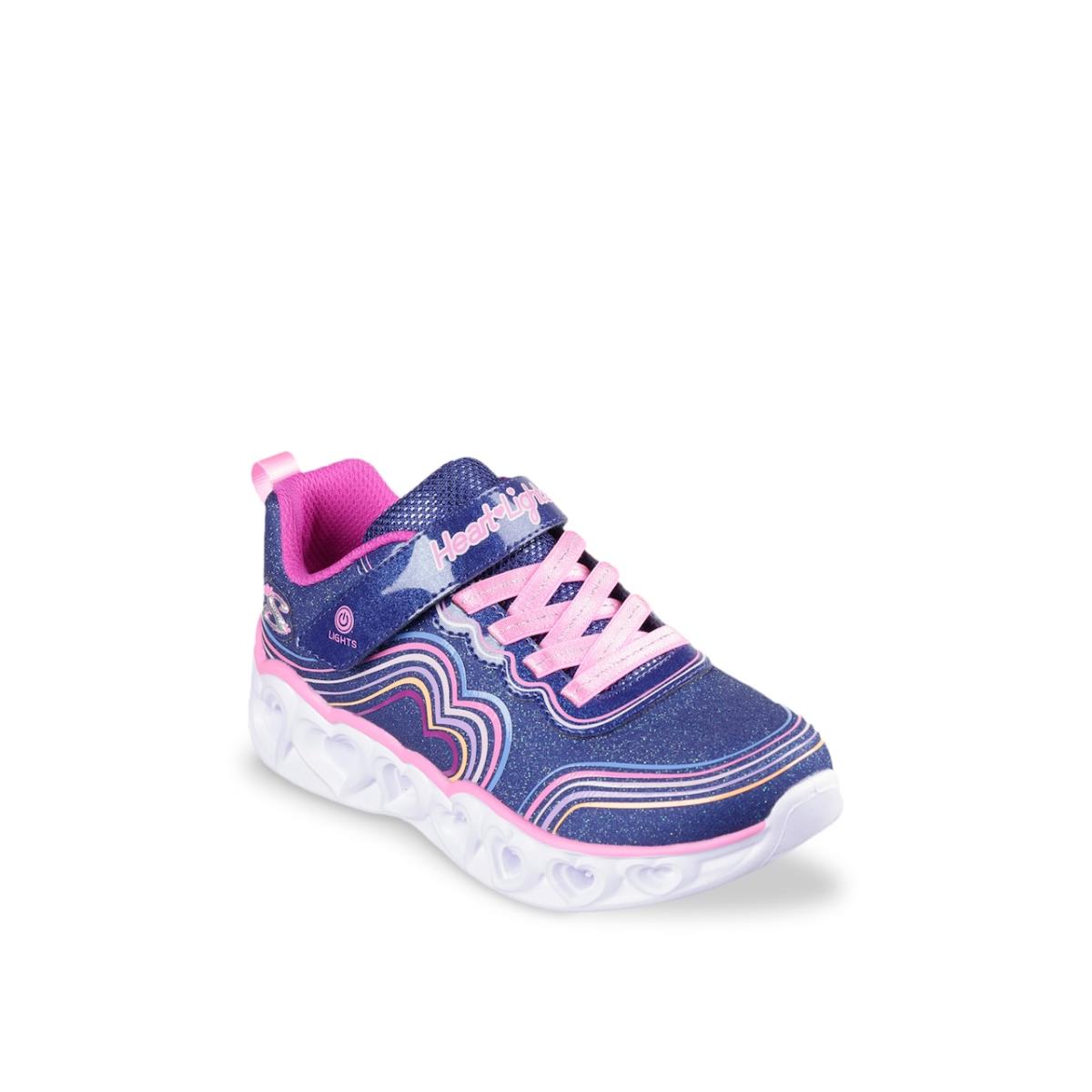 Girl`s Sneakers Skechers Heart Lights Retro Hearts Slip