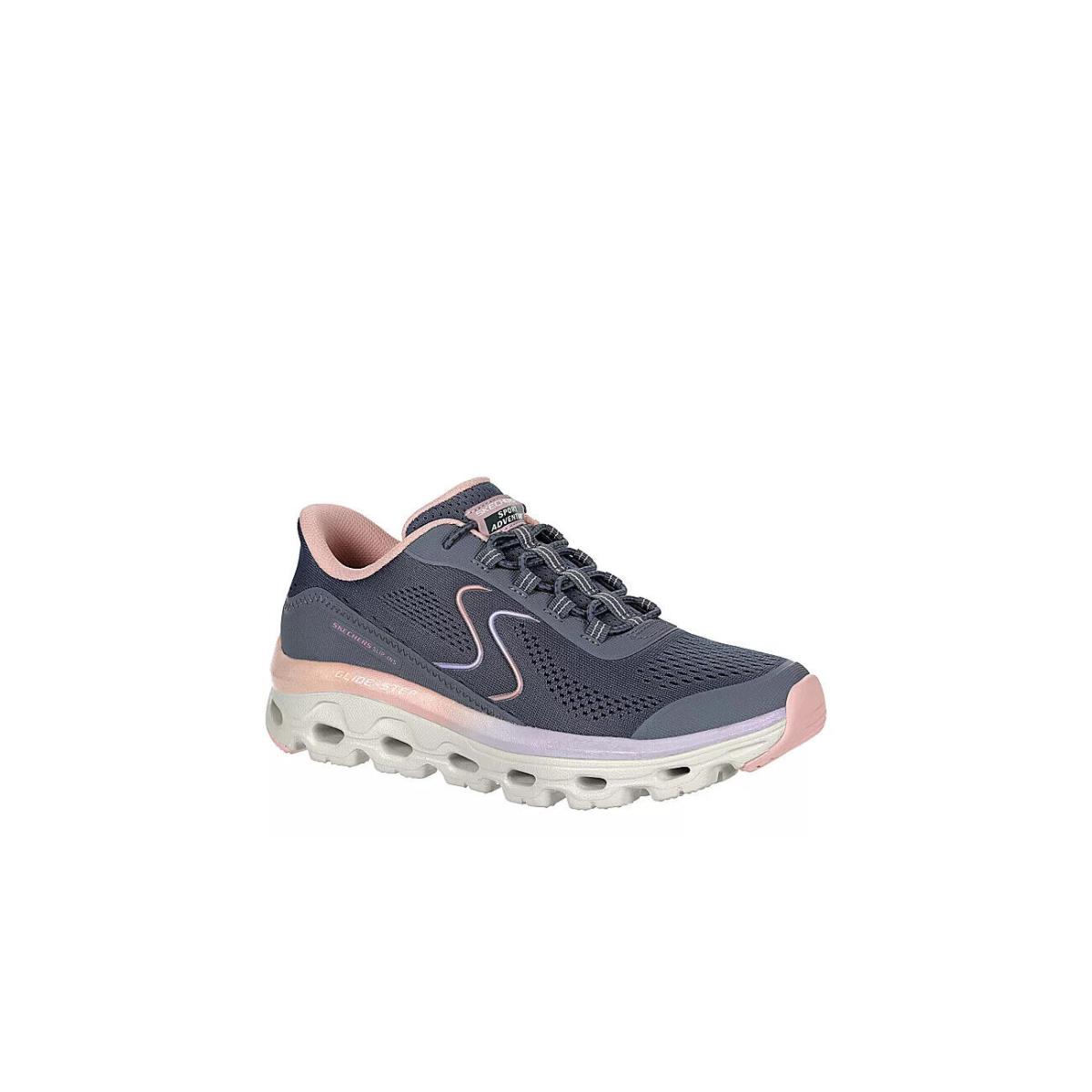 Skechers Womens Slip-ins Glide Step Sole Runningtraining Shoe Sneaker Gray