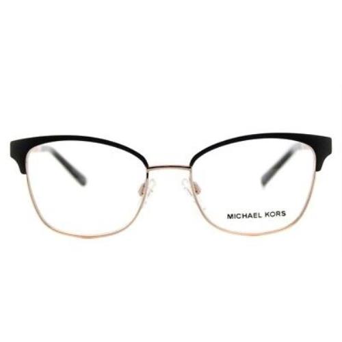 Michael Kors Adrianna IV MK 3012 1113 Black Metal Eyeglasses Frame 51-17-135 RX