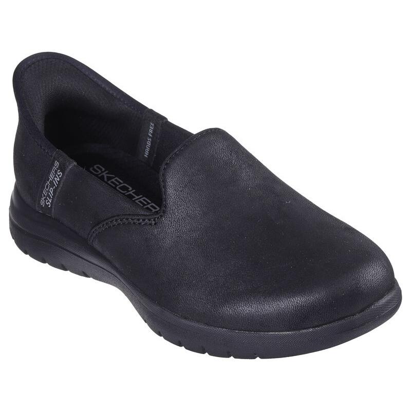 Womens Skechers Slip-ins: On-the-go Flex - Captivating Black Leather Shoes