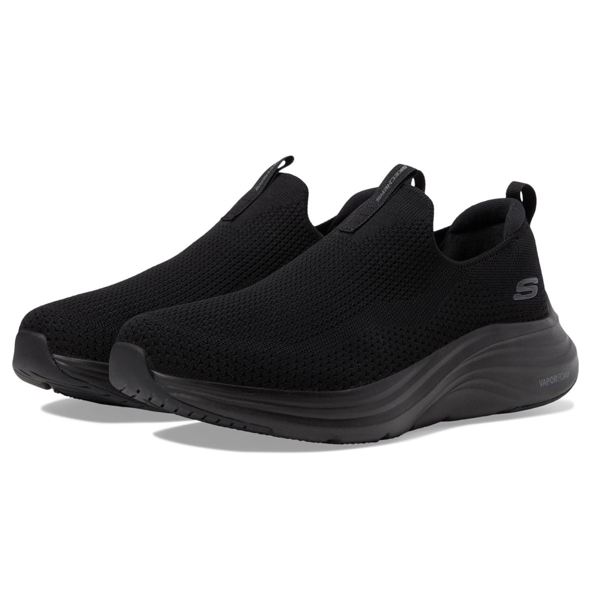 Man`s Sneakers Athletic Shoes Skechers Vapor Foam Covert - Black/Black