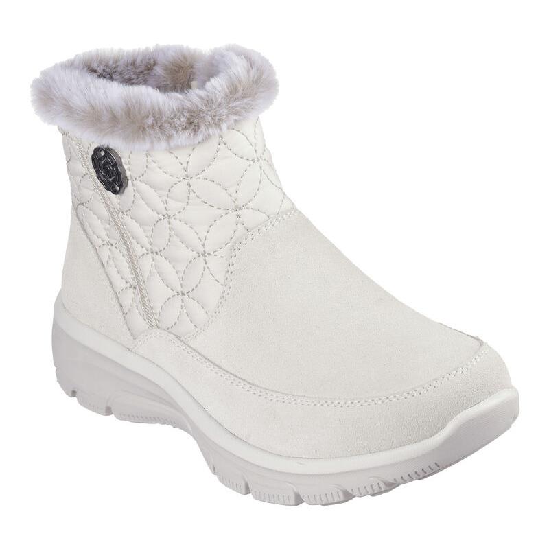 Womens Skechers Martha Stewart: Easy Going -darling Puffer White Suede Shoes