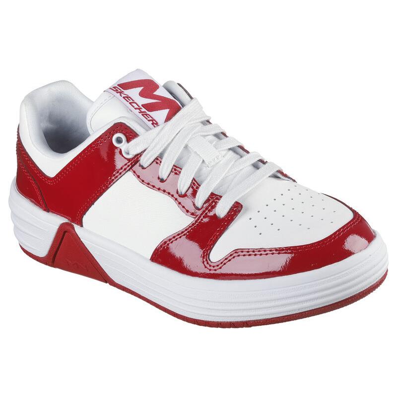 Womens Skechers Mark Nason: Alpha Cup - Izee Red Leather Shoes