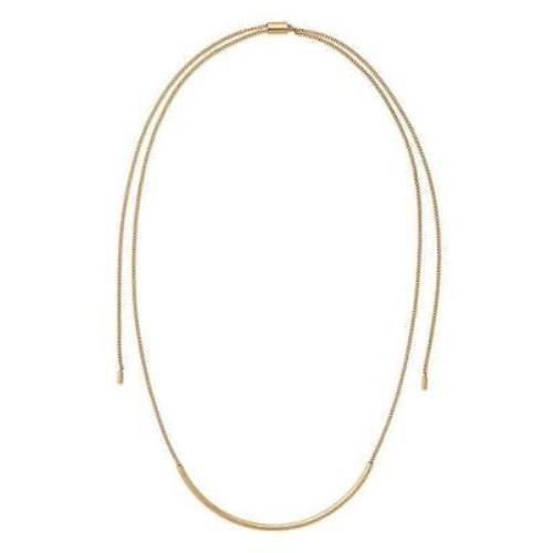Michael Kors Modern Fringe Gold Adjustable Loop Slider Necklace MKJ5792710