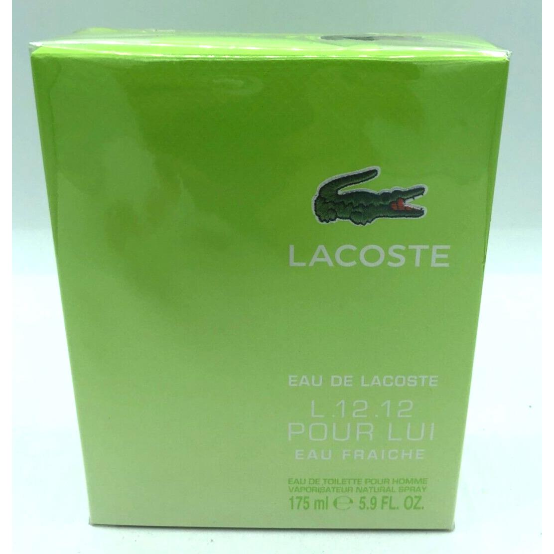 Lacoste Eau Fraiche Pour Lui 5.9 oz Men`s Eau de Toilette Spray