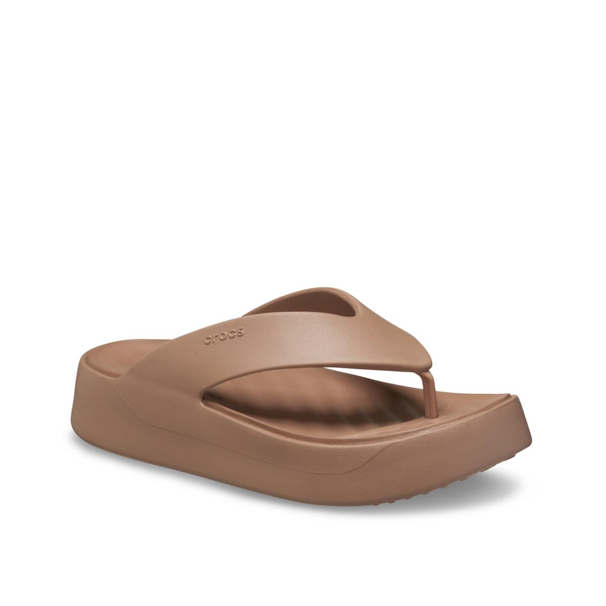 Woman`s Sandals Crocs Getaway Platform Sandal Taupe