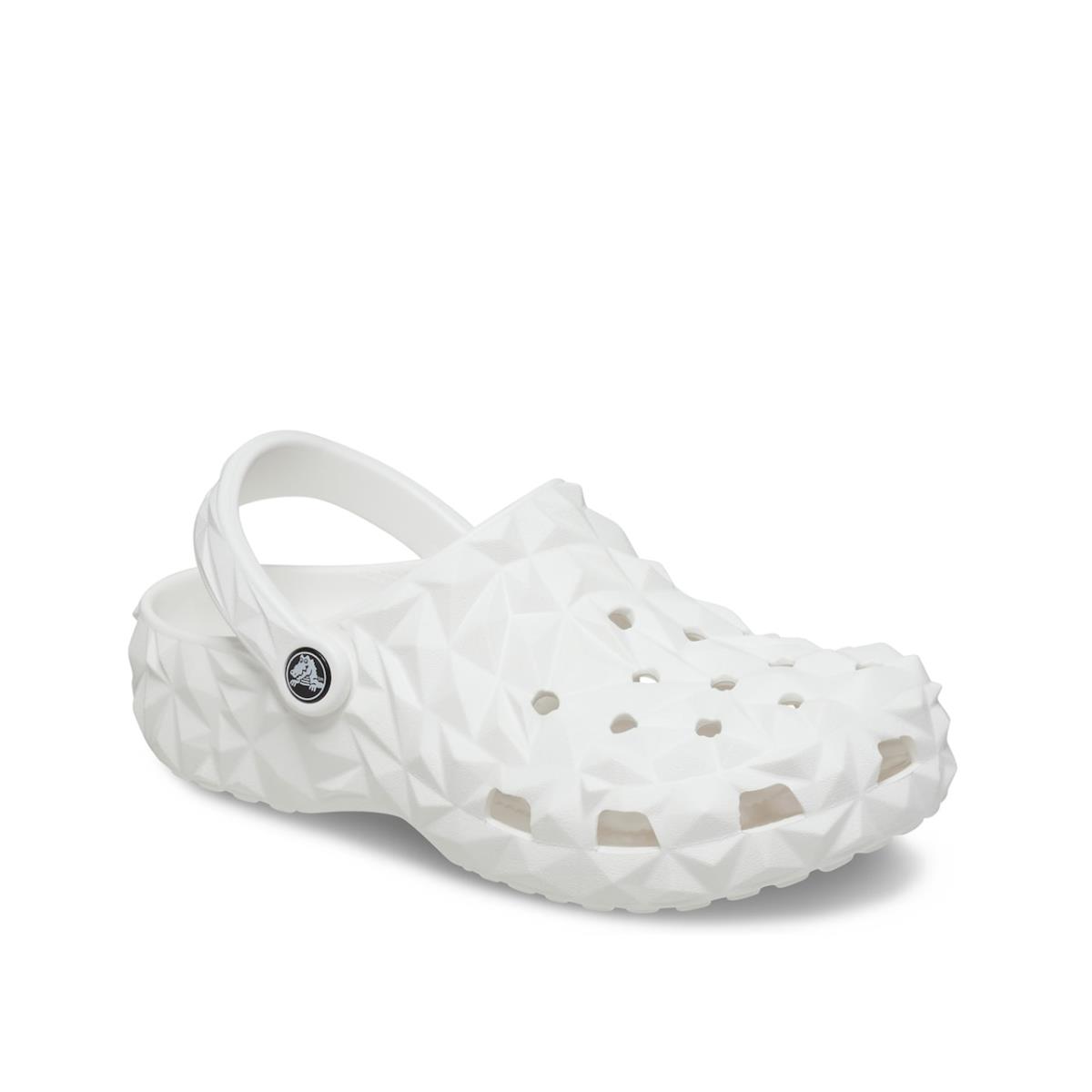 Woman`s Clogs Crocs Classic Geometric Clog White