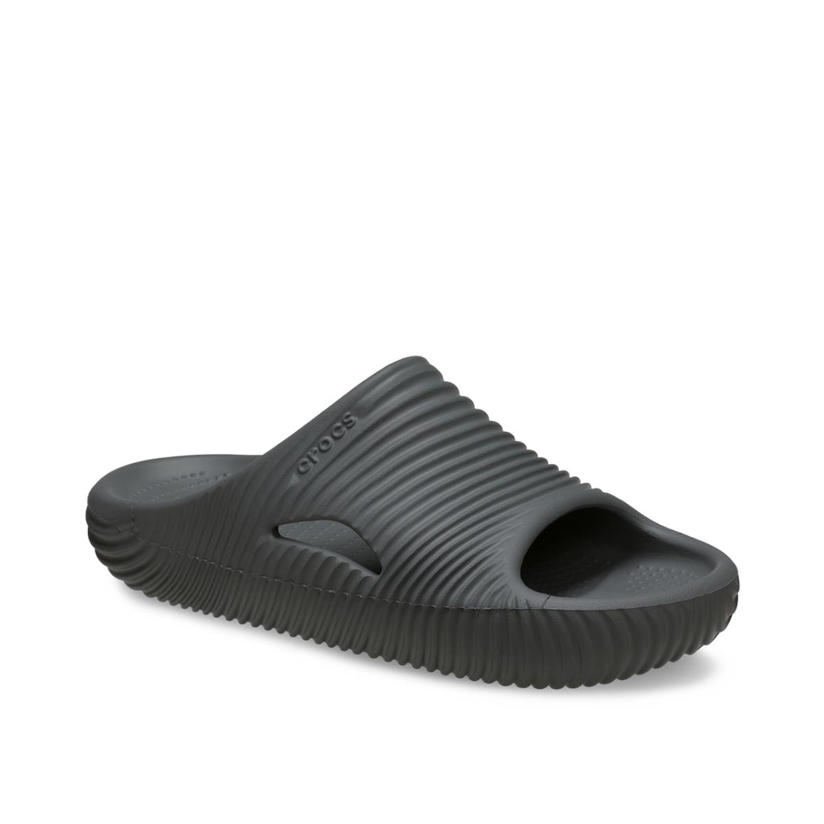 Man`s Sandals Crocs Mellow Tide Recovery Slide Sandal Salt Grey