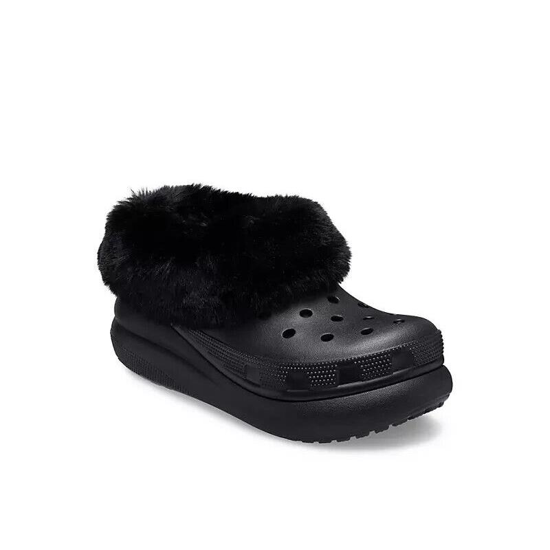 Crocs Womens Furever Crush Lined Clog Slide