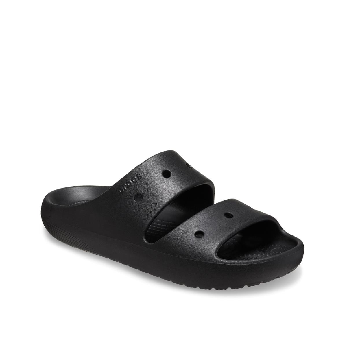 Woman`s Sandals Crocs Classic v2 Slide Sandal Black