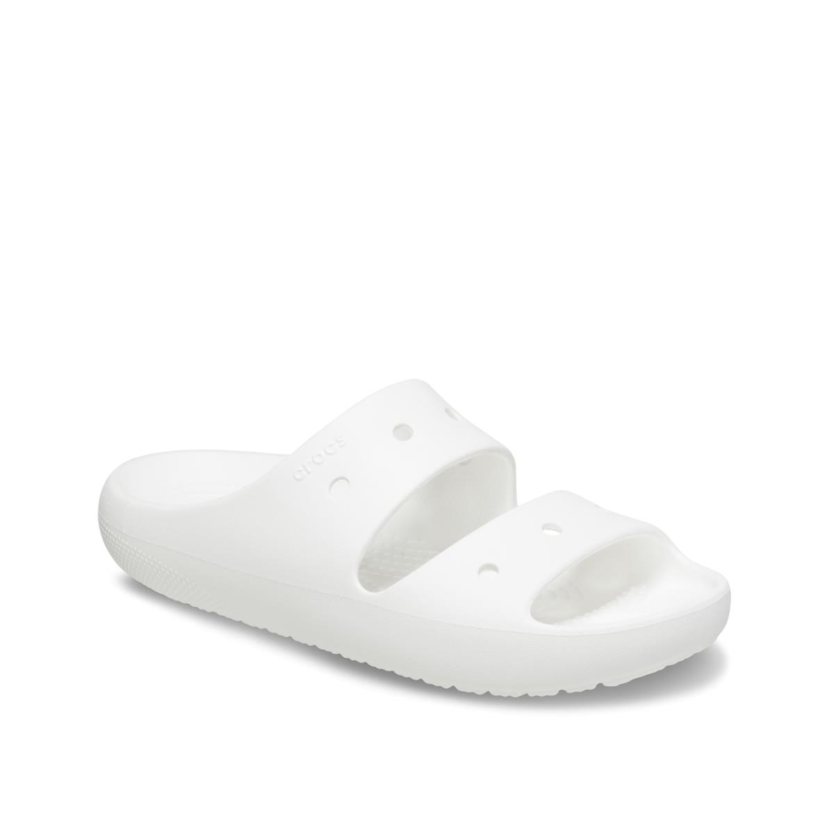 Woman`s Sandals Crocs Classic v2 Slide Sandal White