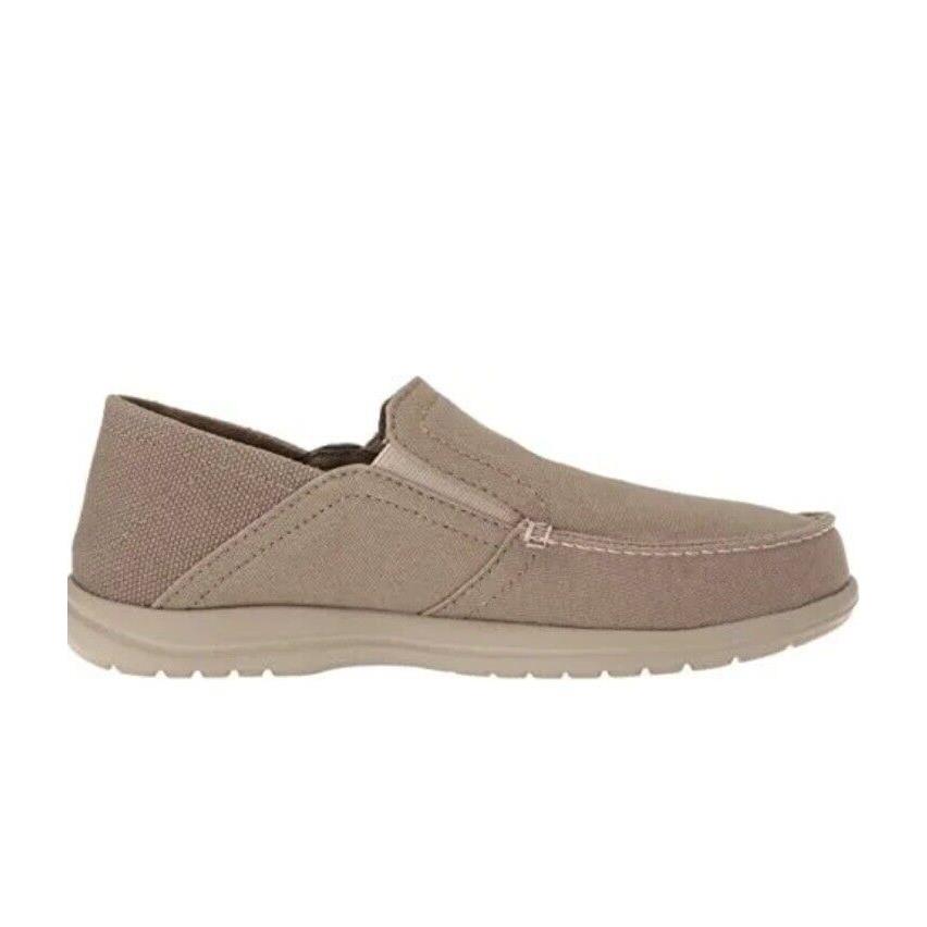 Crocs Santa Cruz Men`s Casual Slip-on Shoes - Khaki/khaki US 13