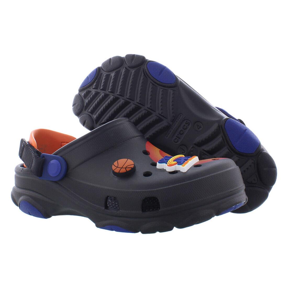 Crocs All Terrain Clog GS Boys Shoes Size 10 Color: Black/blue/orange