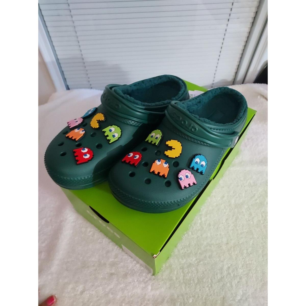 Wmns Crocs Size 10 Classic Lined Emerald Clogs