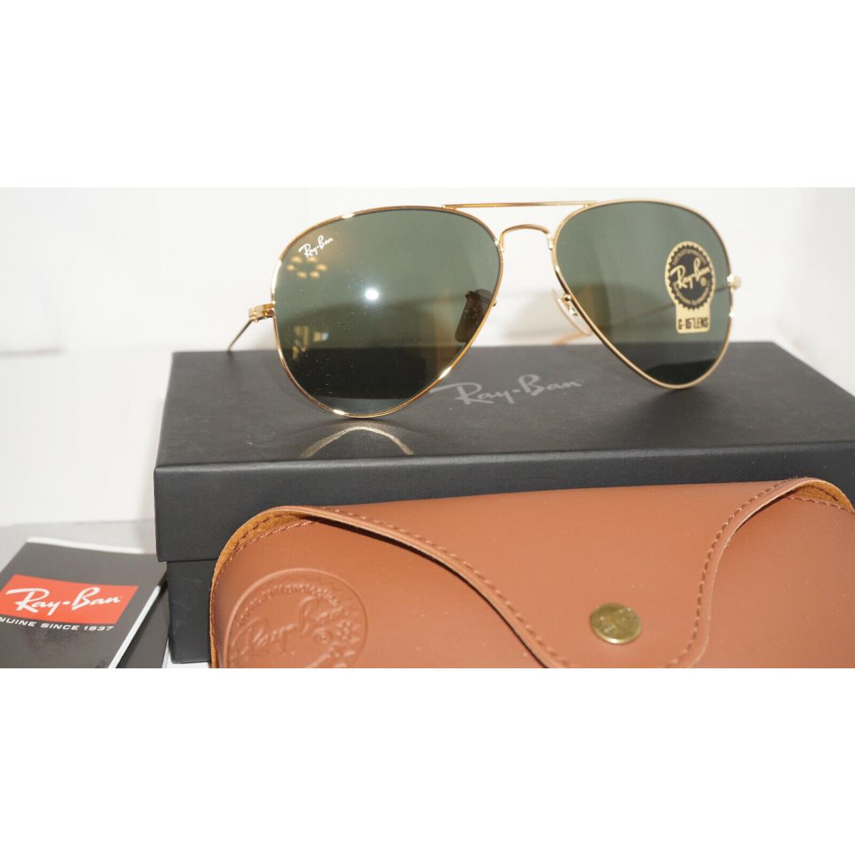 Ray Ban Aviator Limited Edition 1937 Sunglasses Gold/G15 RB3025 001/31 58 135