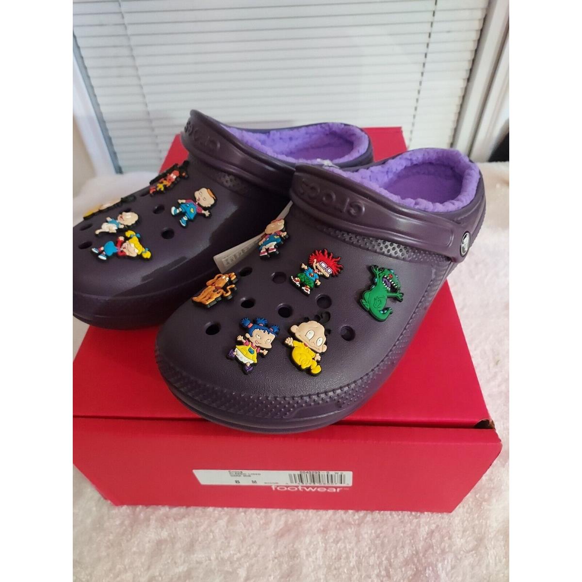 Wmns Crocs Size 10 Classic Lined Dark Irish