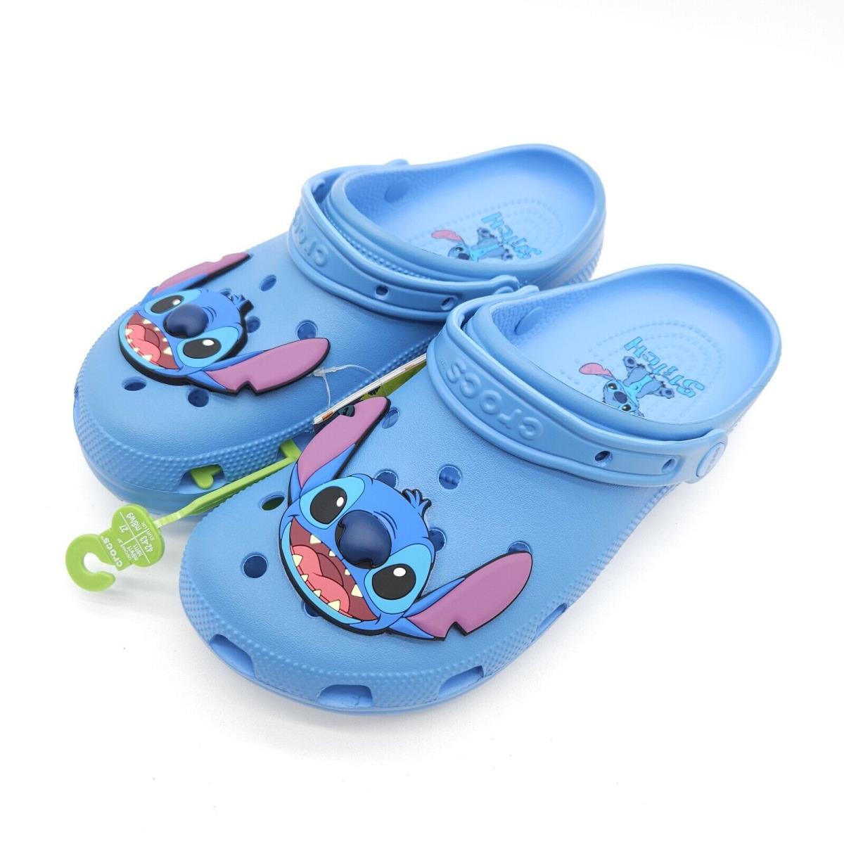 Crocs Disney Stitch Womens 11 Mens 9 Unisex Classic Comfort Clogs Slip On Shoe