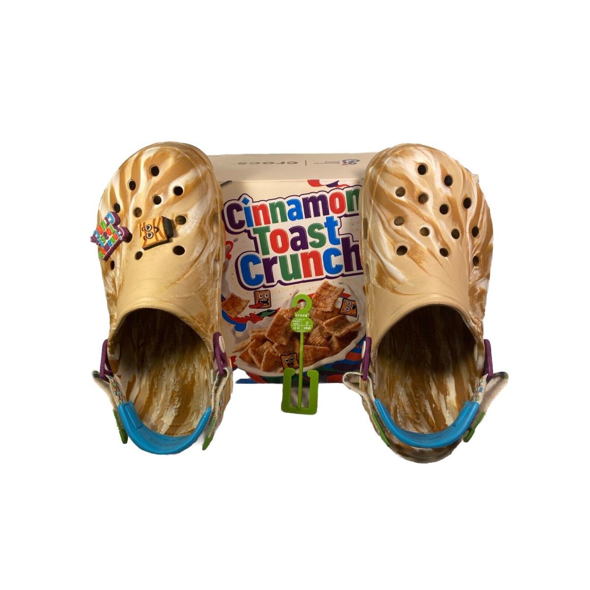 Crocs Cinnamon Toast Crunch Cereal Mens 9 Women`s 11 Unisex