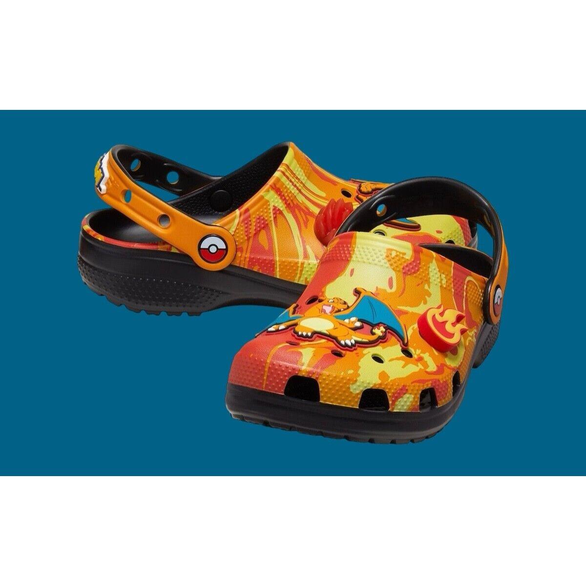 Crocs Classic Clog Pokemon `charizard` Unisex Mens 10 Womens 12 - 210242-001