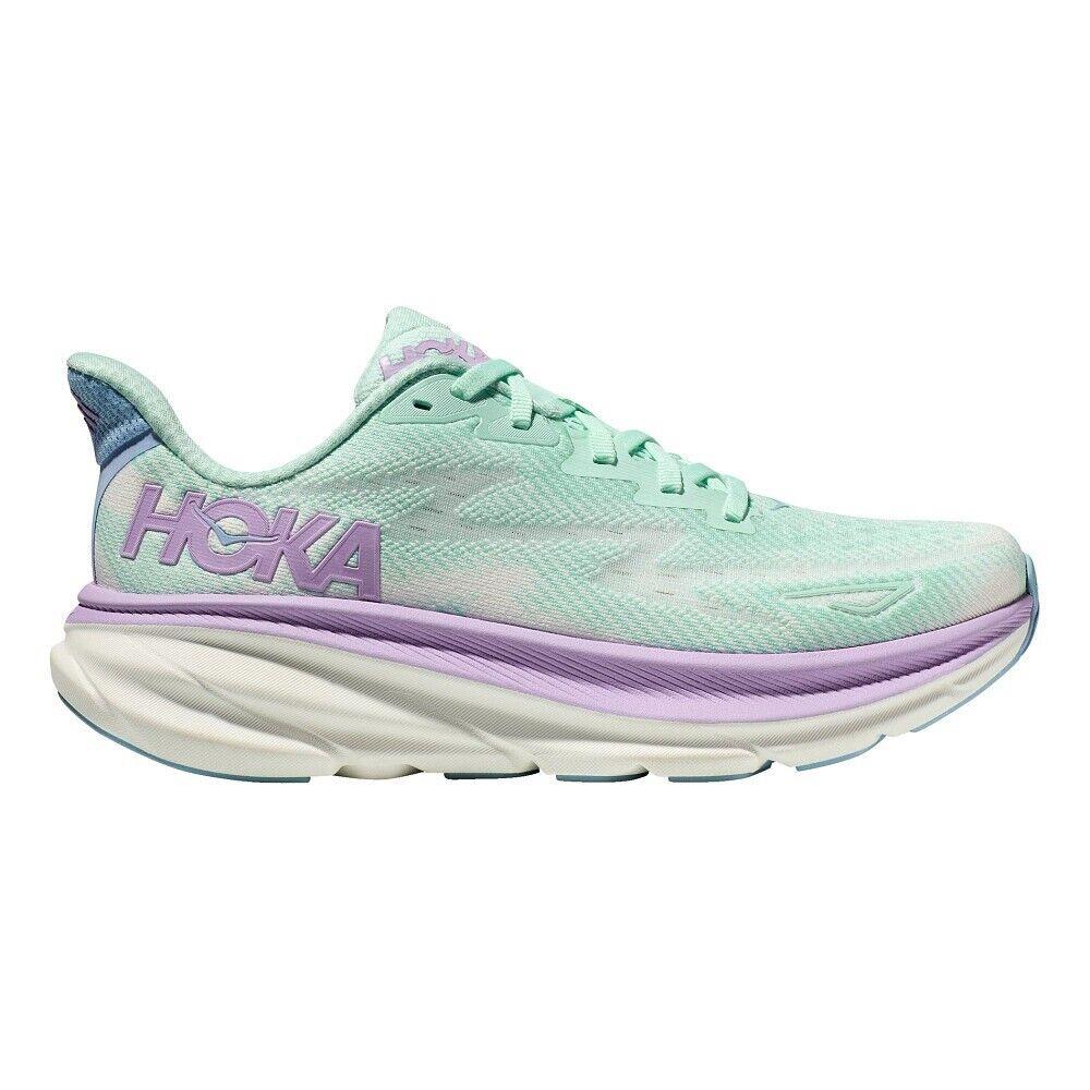 Women`s Hoka Clifton 9 Ocean Lilac Various Wide Sizes