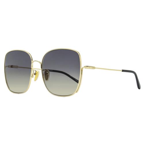 Chloe Square Sunglasses CH0170SA 001 Gold/black 61mm