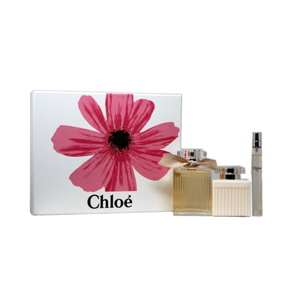 Chloe Eau DE Parfum 3 Piece Gift Set For Women Eau DE Parfum Spray 100 ML/3.3 OZ