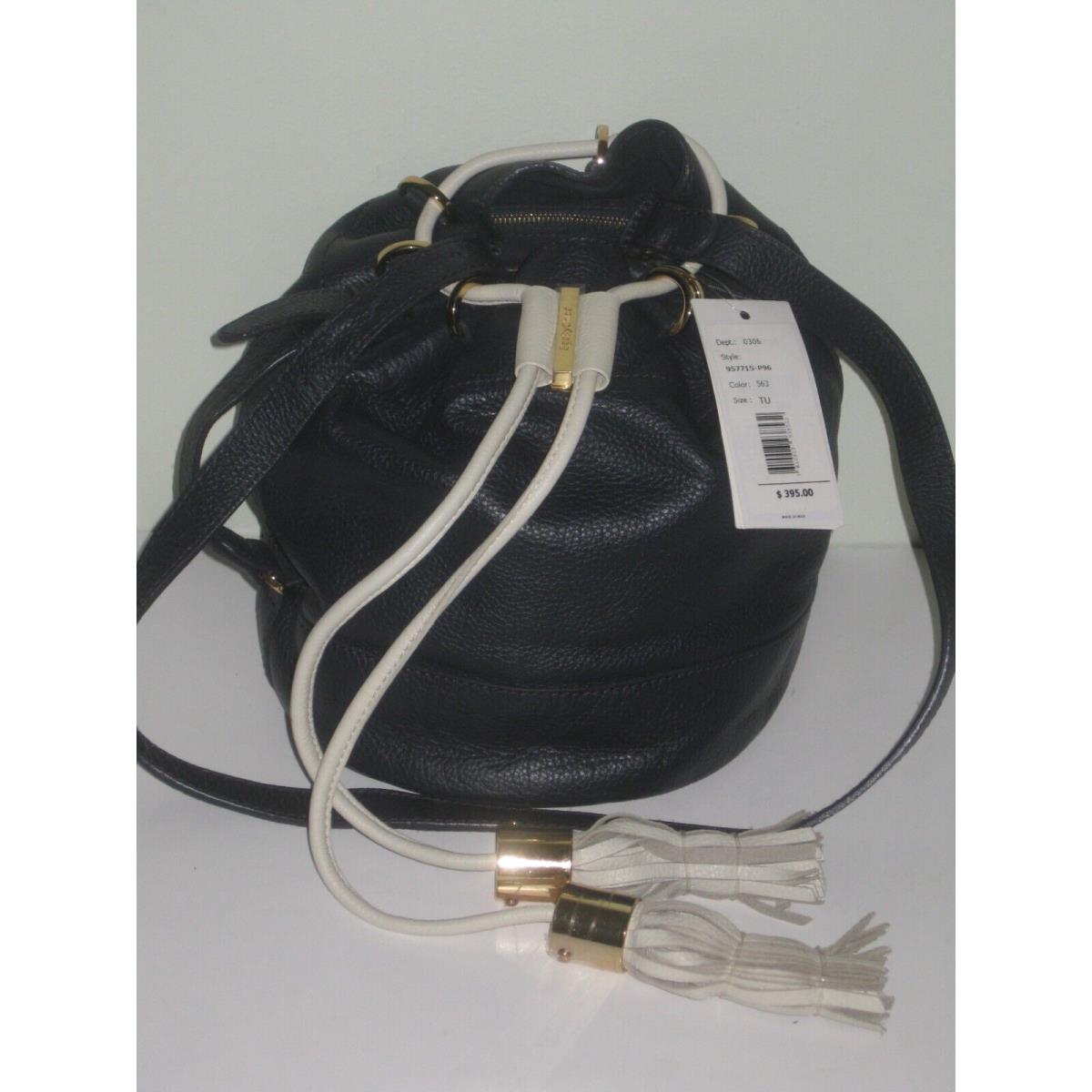 Chloé See By Chlo Vicki Navy Leather Bucket Bag