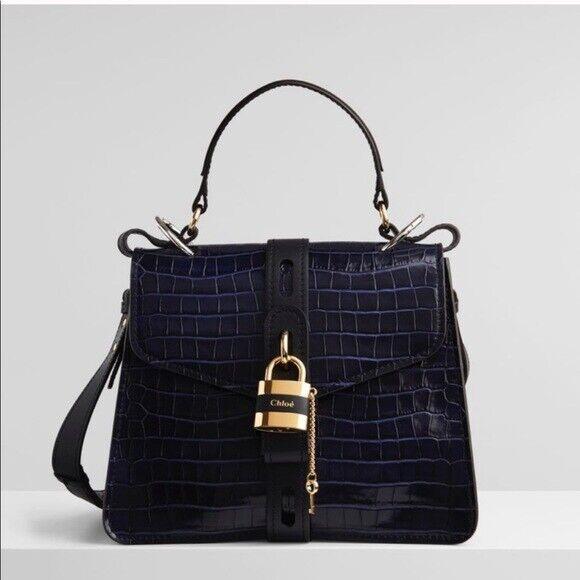 Chloe Aby Medium Day Bag in True Blue