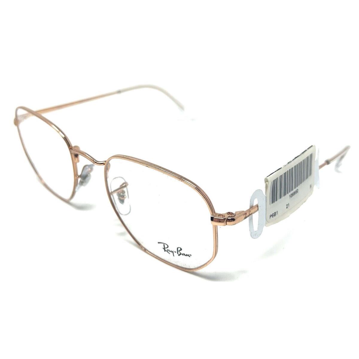 Ray Ban RB6448 3094 Rose Gold Eyeglasses Frames 51-21 145MM W/case