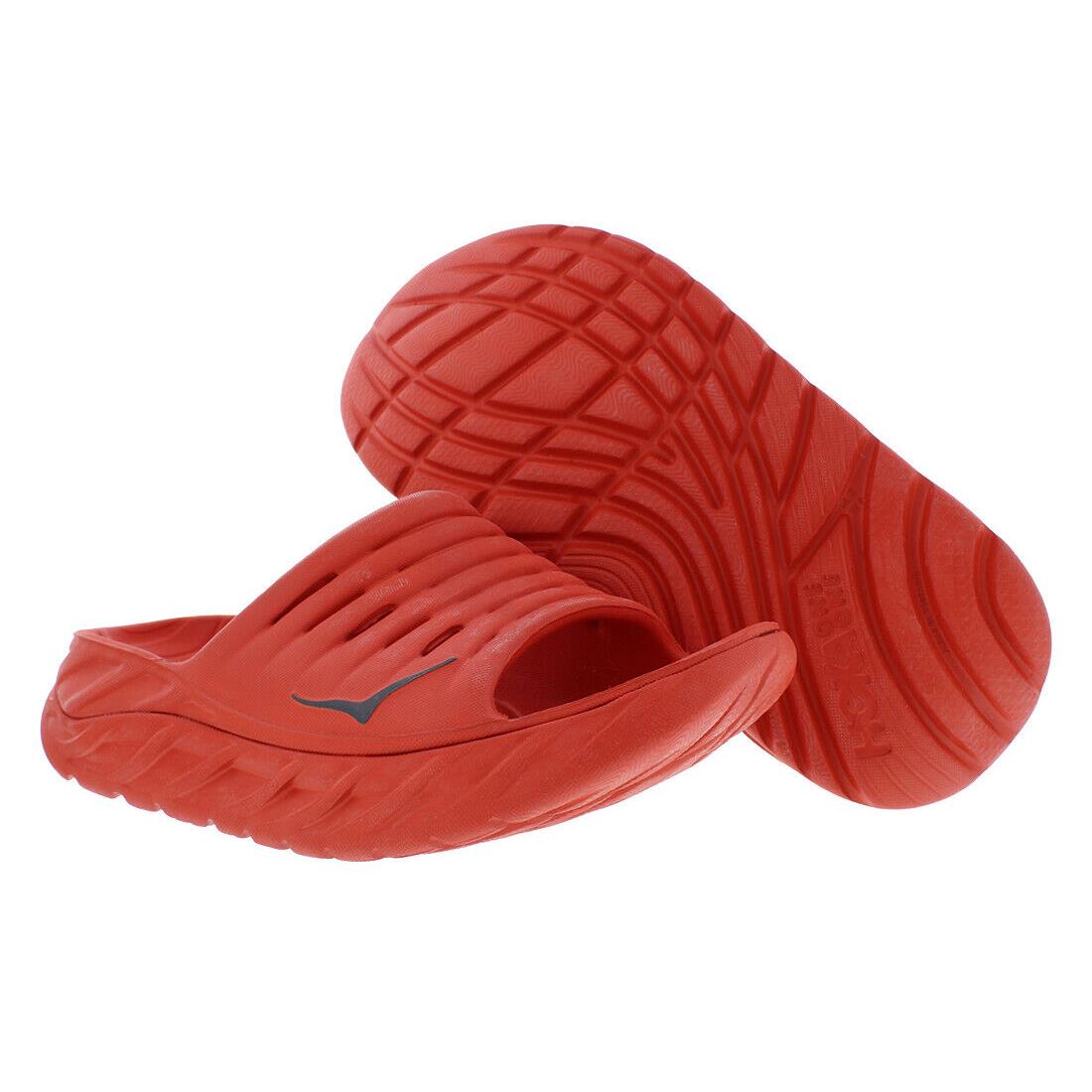 Hoka Ora Recovery Slide Unisex Shoes Size 4 Color: Fiesta/castlerock