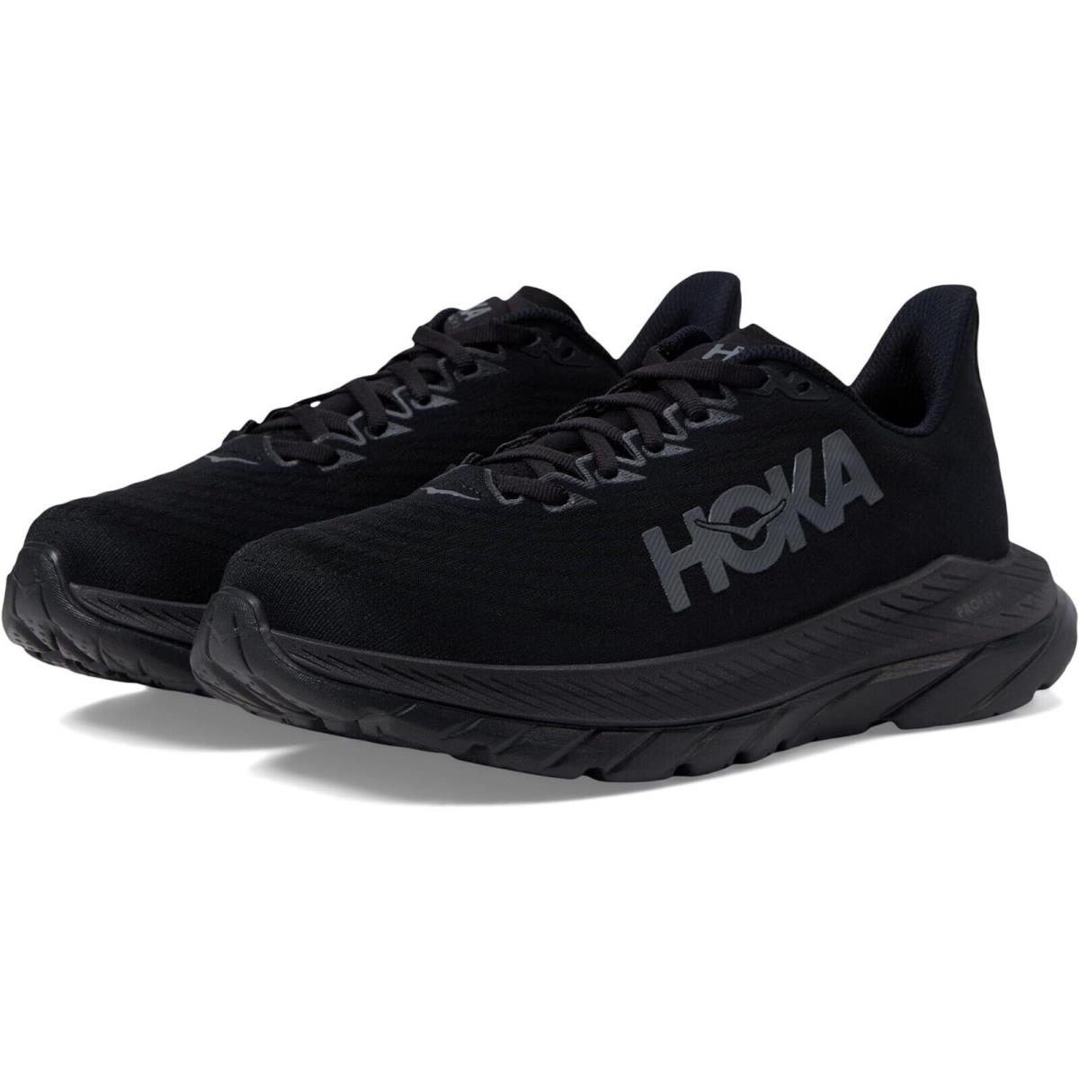 Hoka Z7313 Womens Black Mach 5 Athletic Running Shoes Size US 7B EU 38 2/3