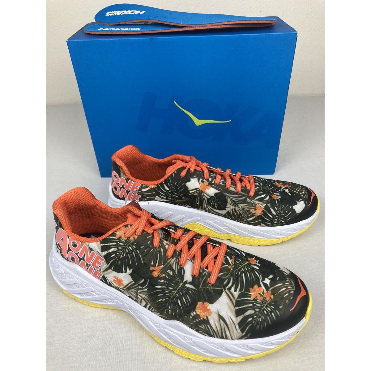 Hoka One One Clayton Kona 2016 Floral Running Walking Shoes Mens SZ 11 Rare