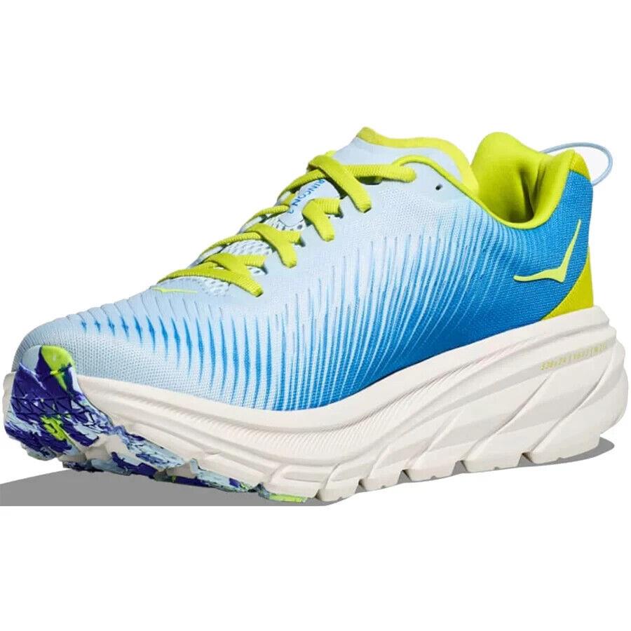 Hoka Z7128 Mens Ice Water/diva Blue Rincon 3 Low Top Running Sneakers Size 11.5D