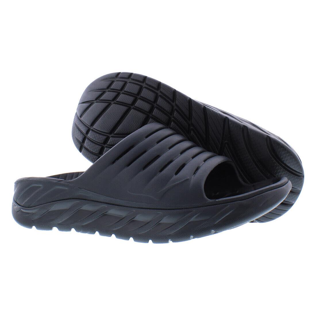 Hoka Ora Recovery Slide Unisex Shoes Size 8 Color: Black