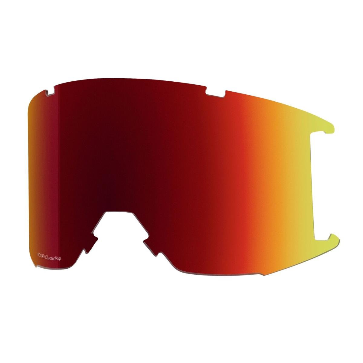 Smith Squad Replacement Lens Chromapop Sun Red Mirror Lens